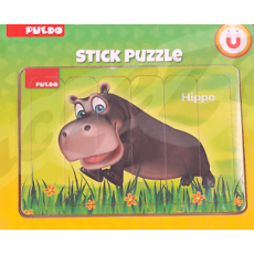 6 PCE- MAGNETIC STICK PUZZLE - ANIMAL (Pack of 1)  6 PCE- MAGNETIC STICK PUZZLE - ANIMAL (Pack of 1)